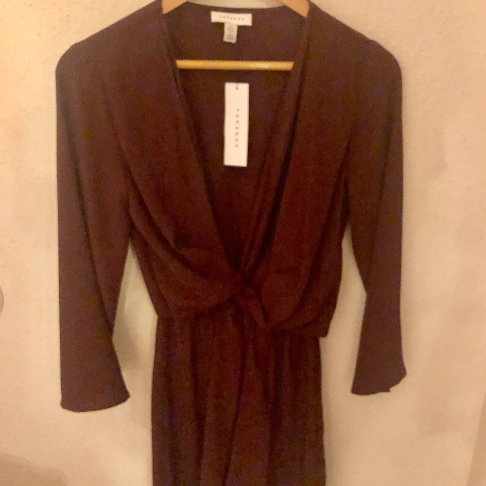 Top Shop Burgundy Dress